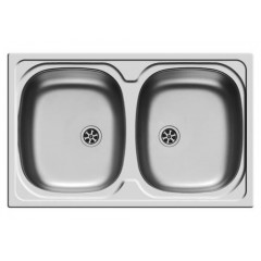 Pyramis Νεροχύτης Ένθετος Σαγρέ Sparta (79X50) 2B 100131101